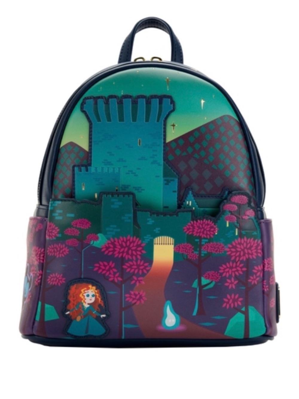 Brave Princess Merida Castle Loungefly Disney Backpack